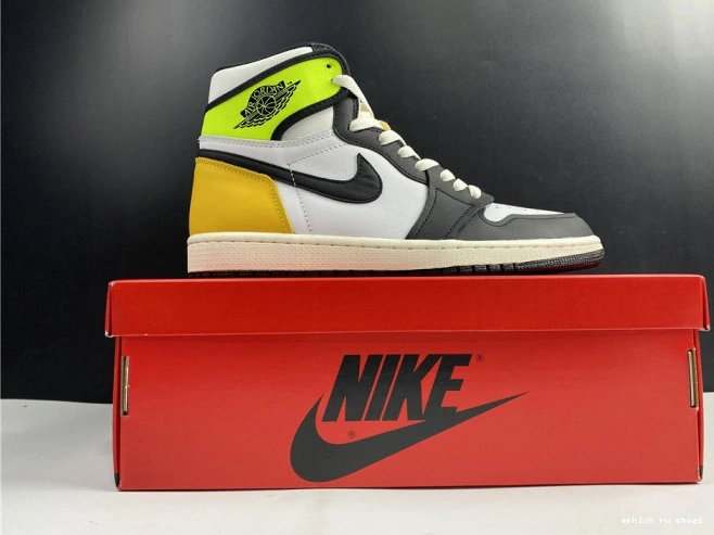 Cheap 'VOLT GOLD' 555088-118 RETRO 1 AIR JORDAN OG HIGH 0714